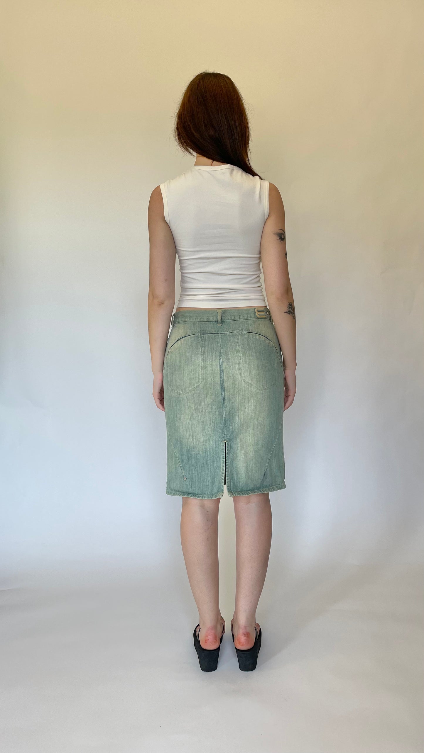 E-Play denim skirt (size 29)