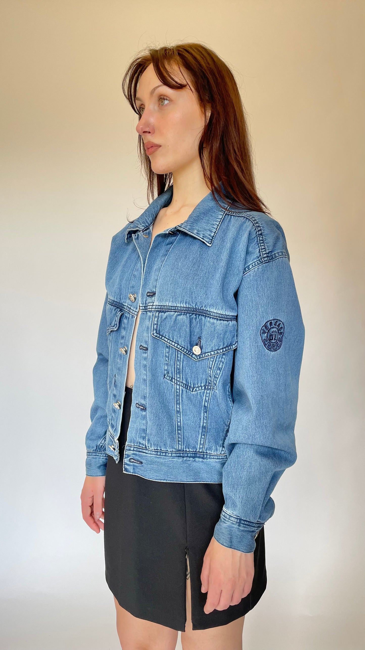 Versace denim jacket (size M)
